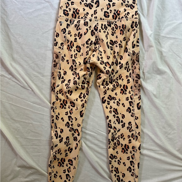 Fabletics Tan Leopard Print Leggings - Picture 7 of 7